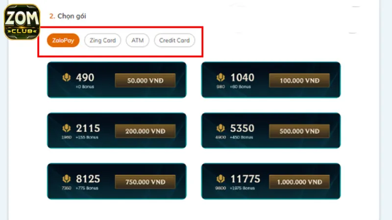 Hướng dẫn cách nạp và rút tiền khi chơi lol Esports