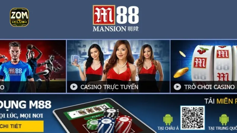 Khám phá cổng game M88