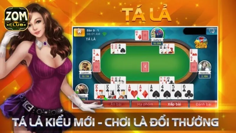 Mẹo đánh bài tá lả Zomclub luôn thắng